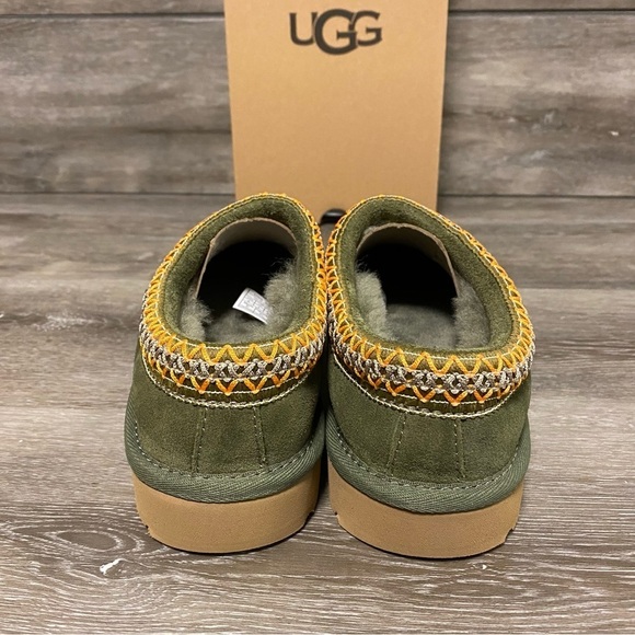 UGG | Tasman Slippers In Burnt Olive Green Size 6 NEW - Picture 11 of 13